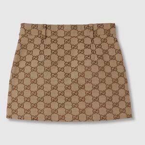 Gucci Monogram Mini Skirt